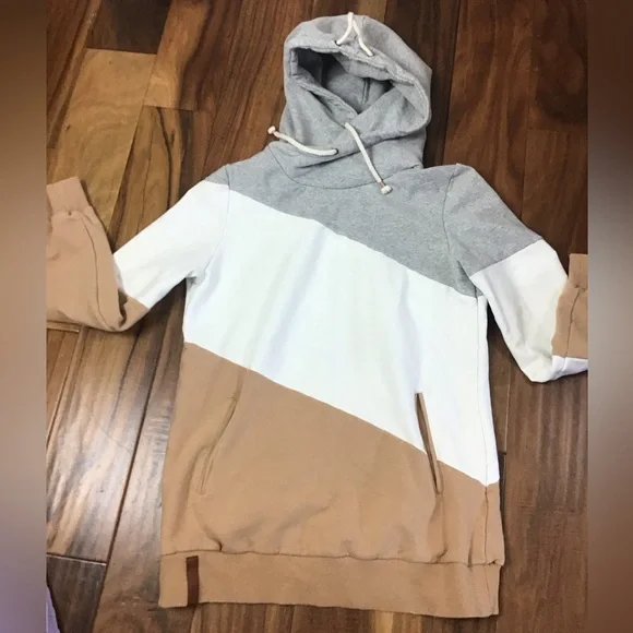 Ampersand Avenue Singlehood Sweatshirt Huntington Tri Color Size Medium - Picture 6 of 12